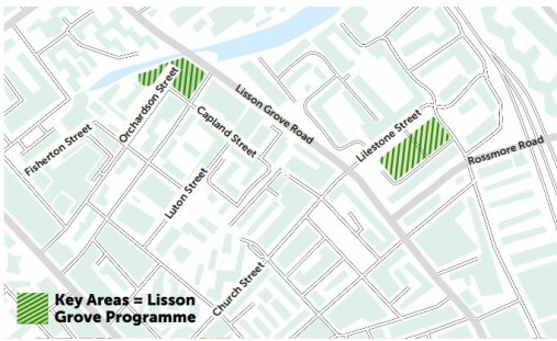 Lisson Grove Map