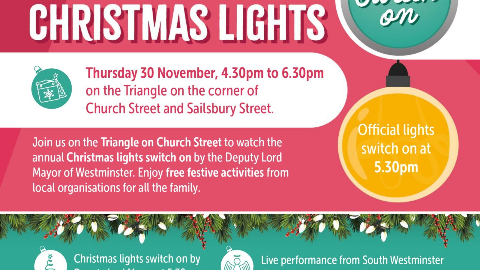 Church Street Xmas lights Nov 23 A5 AW1 web