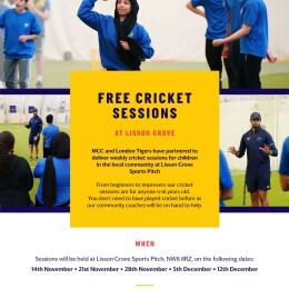 Lisson Grove Cricket Sessions