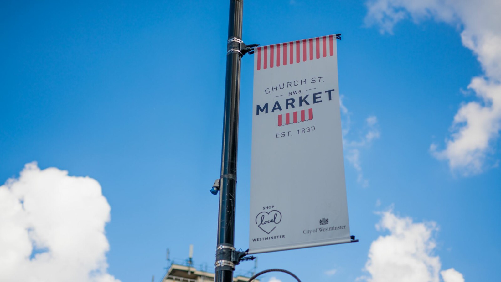 Church Street market banner