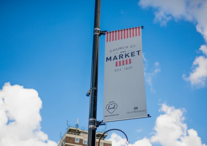 Church Street market banner